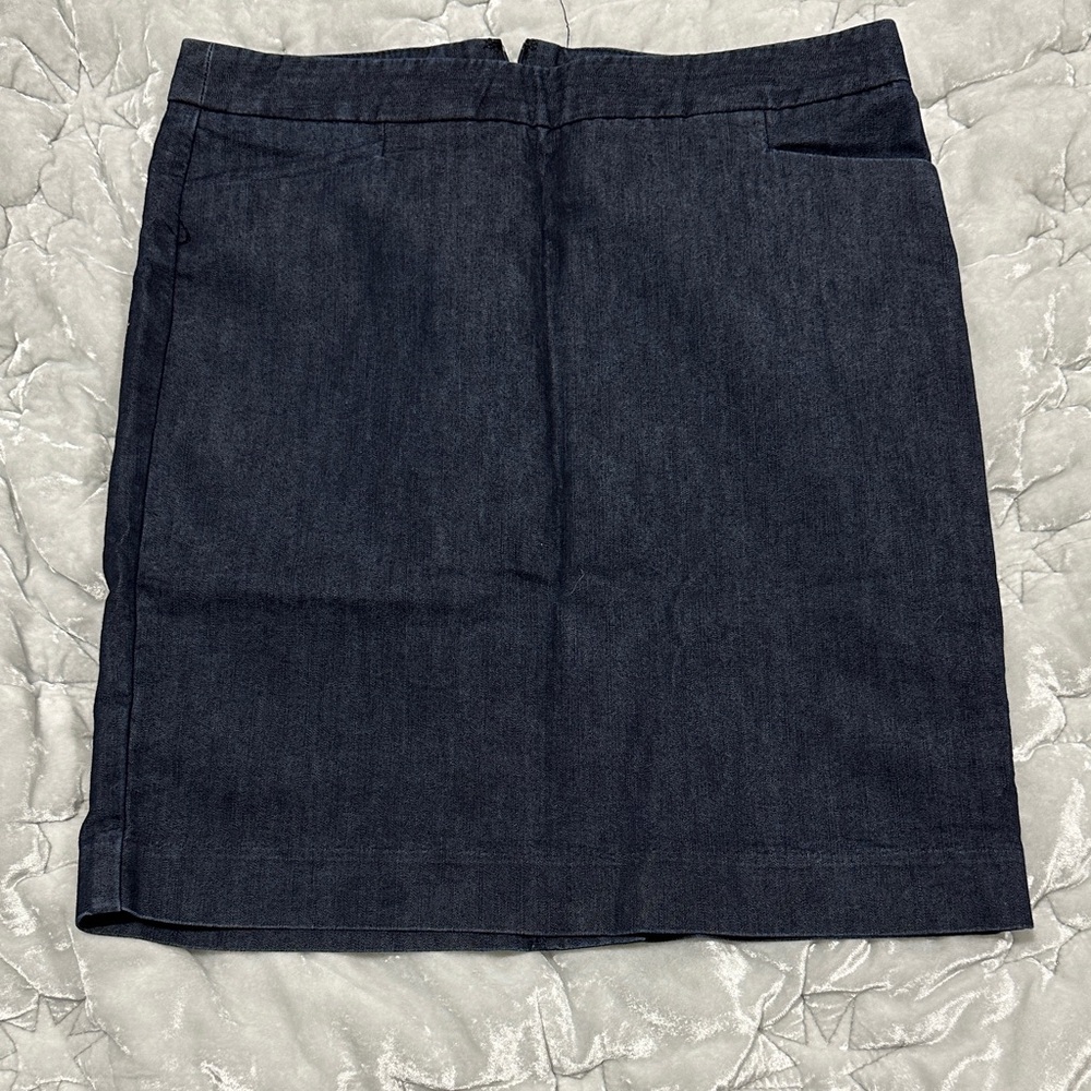 Express Navy Pencil Skirt